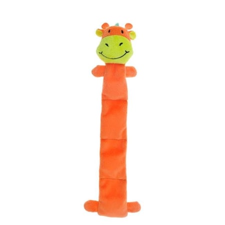 Chomper ZD1916 02 4 Squeaker Mat Giraffe Pet Toy
